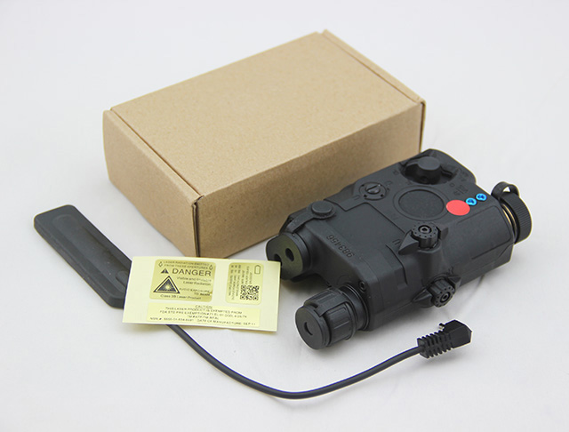 AN/PEQ-15 RED Laser White LED Flashlight Torch IR illuminator